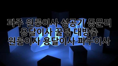 파주 원룸이사 성공기🚚 동문리 용달이사 꿀팁 대방출! #원룸이사 #용달이사 #파주이사